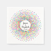Casamento Rainbow Confetti
