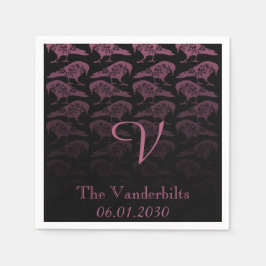 Guardanapo De Papel Casamento Raven Gótico Raven Raven