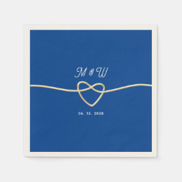 Guardanapo De Papel Casamento Real Azul