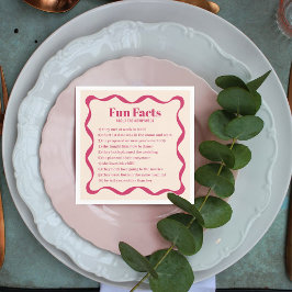 Guardanapo De Papel Casamento Retroativo de Coquette Curvy Ribbon