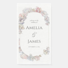 Guardanapo De Papel Casamento Romântico Blush Peony Floral