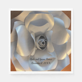 Guardanapo De Papel Casamento Rosa de Prata