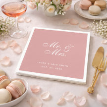 Casamento Rosa Mr. e Mrs. Poeira Rosa Branco Scrip