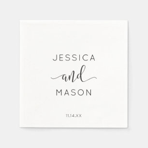 Guardanapo De Papel Casamento Russo de Script Napkin Cocktail Napkin
