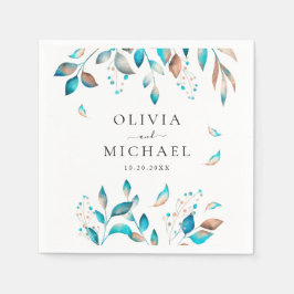 Guardanapo De Papel Casamento Russo marinho Moderno