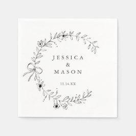 Guardanapo De Papel Casamento Russo Napkins - Cocktail Napkin