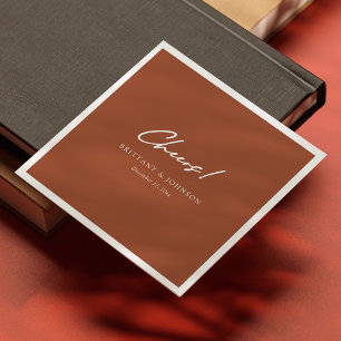 Guardanapo De Papel Casamento Russo Personalizado Napkins - Saúde!
