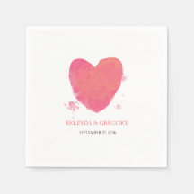 Casamento Rustic Watercolor Heart