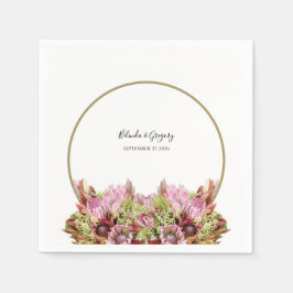 Guardanapo De Papel Casamento Rustic Wild Flower Buquê