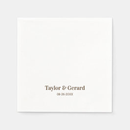 Guardanapo De Papel Casamento Simples