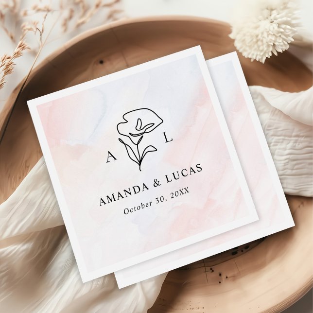 Guardanapo De Papel Casamento Simples Da Rússia Botânica (Criador carregado)