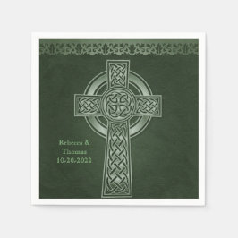 Guardanapo De Papel Casamento Tradicional Céltico Irlandês