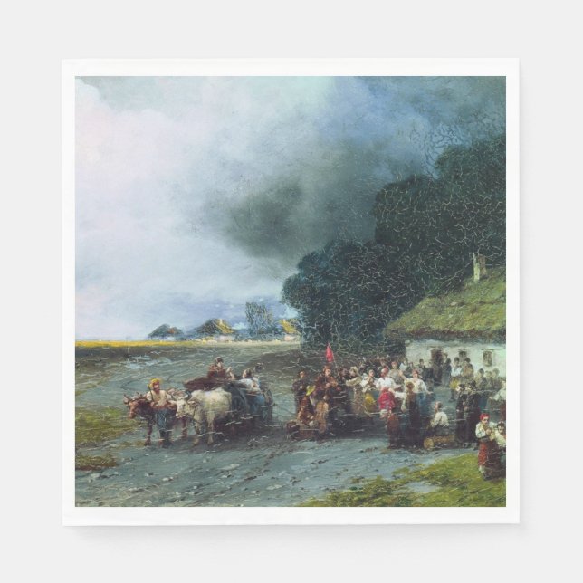 Guardanapo De Papel Casamento tradicional ucraniano (Ucrânia) (Casamen (Frente)