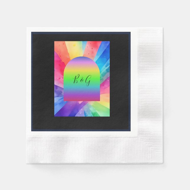 Guardanapo De Papel casamento transgênero em lgbtq (Frente)