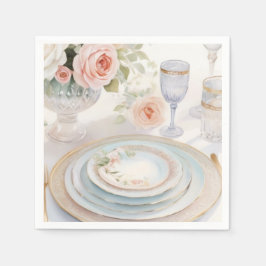 Guardanapo De Papel Casamento Único de Estilo de Revista Personalizada