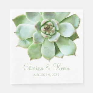 Guardanapo De Papel Casamento verde luxúria ou chá de panela do