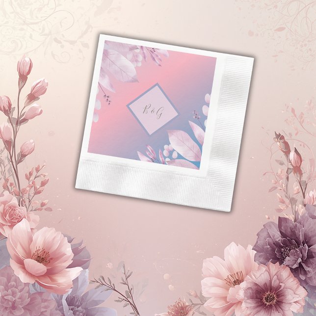 Guardanapo De Papel casamento vintage boho chic greenery (Criador carregado)