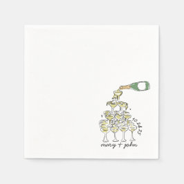 Guardanapo De Papel Casamento Whimsical Cocktail Napkins