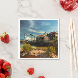 Guardanapo De Papel Cascais, paisagem pitoresca de Portugal