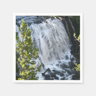 Guardanapo De Papel Cascata de pedra amarela