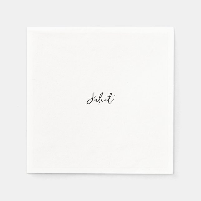 Guardanapo De Papel Caseira De Senhorita para Senhora Festa de Chá de  (Frente)