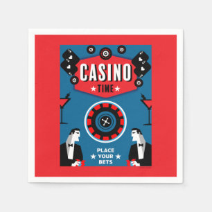 Guardanapo De Papel Casino Gambling Poker Roulette