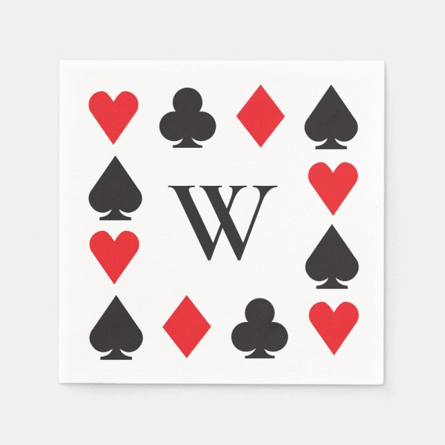 Guardanapo De Papel Casino Wedding Paper Napkins (Frente)