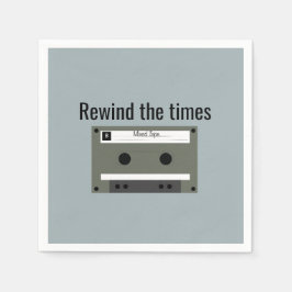 Guardanapo De Papel Cassette, Mixed Tape