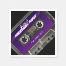 Cassette Retro 80s Themed Mixtape Halloween Party