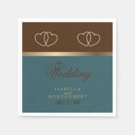 Guardanapo De Papel Castanho-de-chocolate e chás-escuros