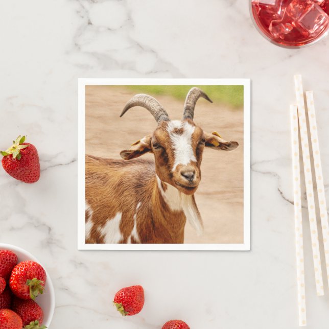 Guardanapo De Papel Castanho e Cabra Branca (Insitu)