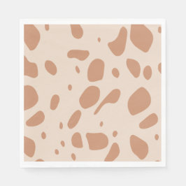 Guardanapo De Papel Castanho e creme