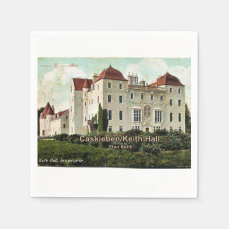 Guardanapo De Papel Castelo de Caskieben/Keith Hall, Clan Keith