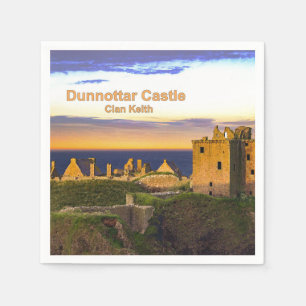 Guardanapo De Papel Castelo Dunnottar - Clan Keith
