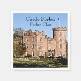 Guardanapo De Papel Castle Forbes - Forbes Clan