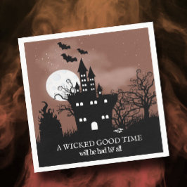 Guardanapo De Papel Castle Haunted Spooky Halloween