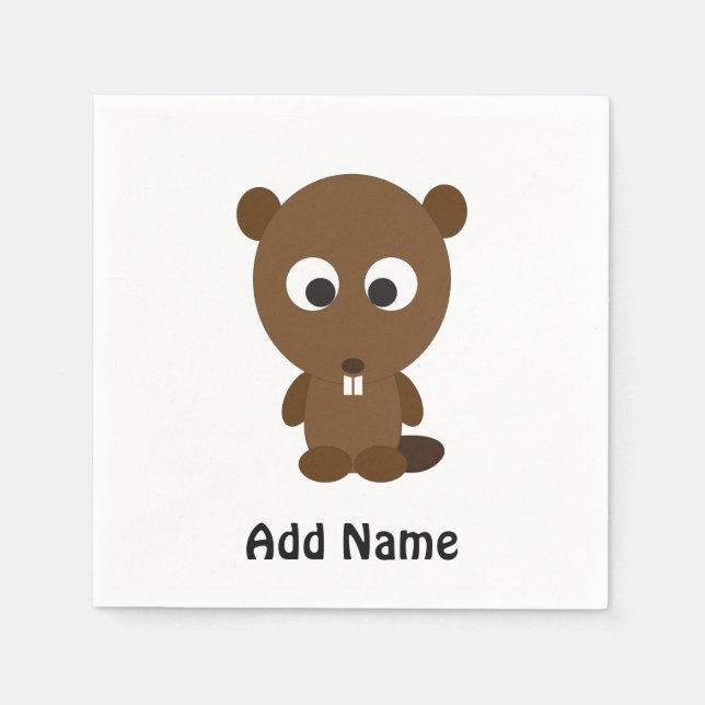 Guardanapo De Papel Castor (Frente)