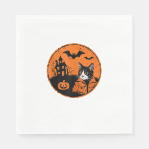 Guardanapo De Papel Cat Halloween Art 2024 Kitten Cats Men Women Kids