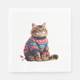 Guardanapo De Papel Cat Leaf Fall Olá Autumn Funny Cat Kitten Lover