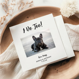 Guardanapo De Papel Cat Photo Weding Cocktail Napkins