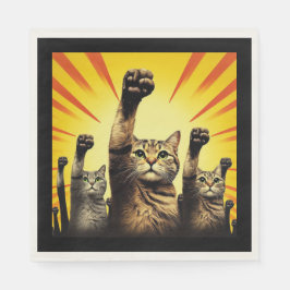 Guardanapo De Papel Cat revolution