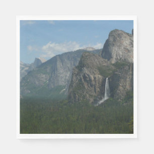 Guardanapo De Papel Cataratas Bridalveil e Half Dome em Yosemite