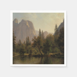 Guardanapo De Papel Catedral Rochas, Vale Yosemite Albert Bierstadt
