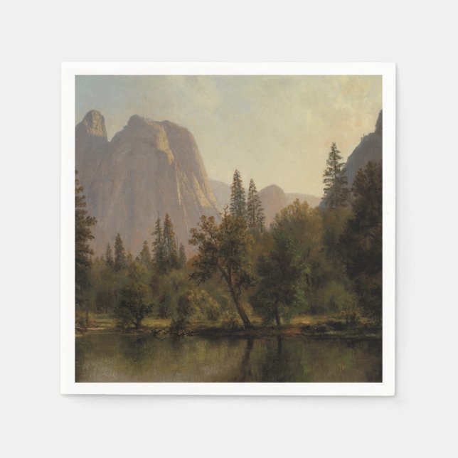 Guardanapo De Papel Catedral Rochas, Vale Yosemite Albert Bierstadt (Frente)