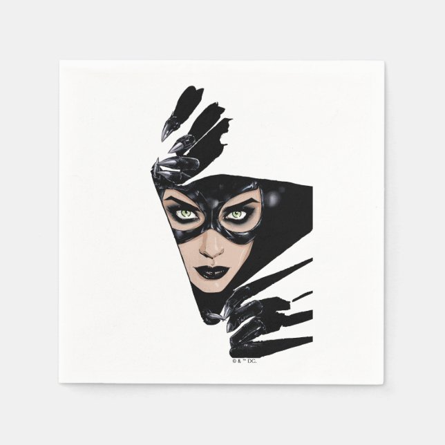 Guardanapo De Papel Catwoman The Claws Are Out Cover Illustration (Frente)