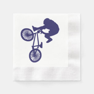 Guardanapo De Papel Cavaleiro de bicicleta BMX
