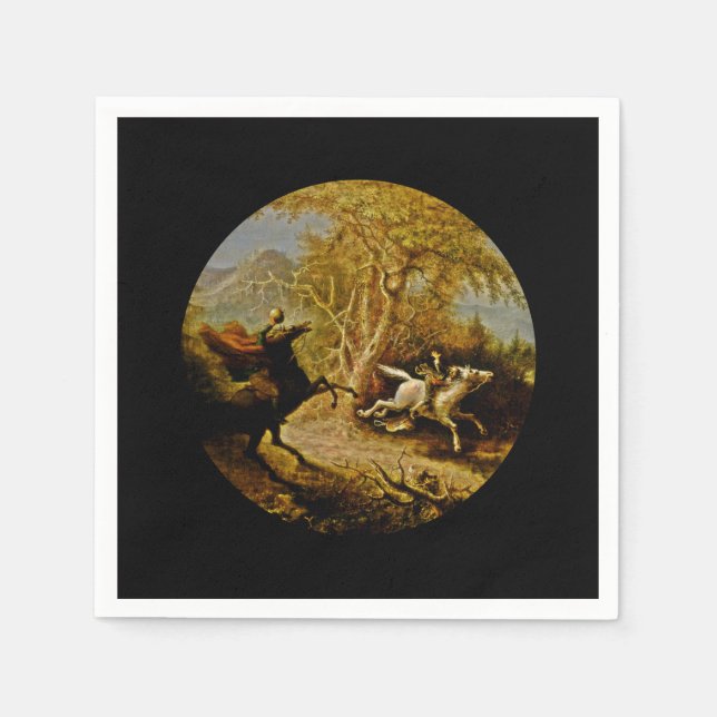 Guardanapo De Papel Cavaleiro Sem Cabeça de Sleepy Hollow (Frente)