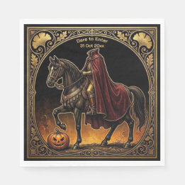 Guardanapo De Papel Cavaleiro Sem Cabeça Sleepy Hollow Gold Ouse Entra