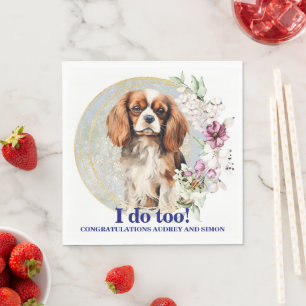 Guardanapo De Papel Cavalier King Charles Spaniel Eu Faço Muito Casame