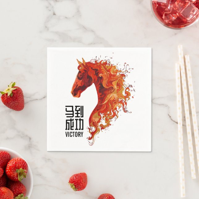 Guardanapo De Papel Cavalo de Fogo (Insitu)